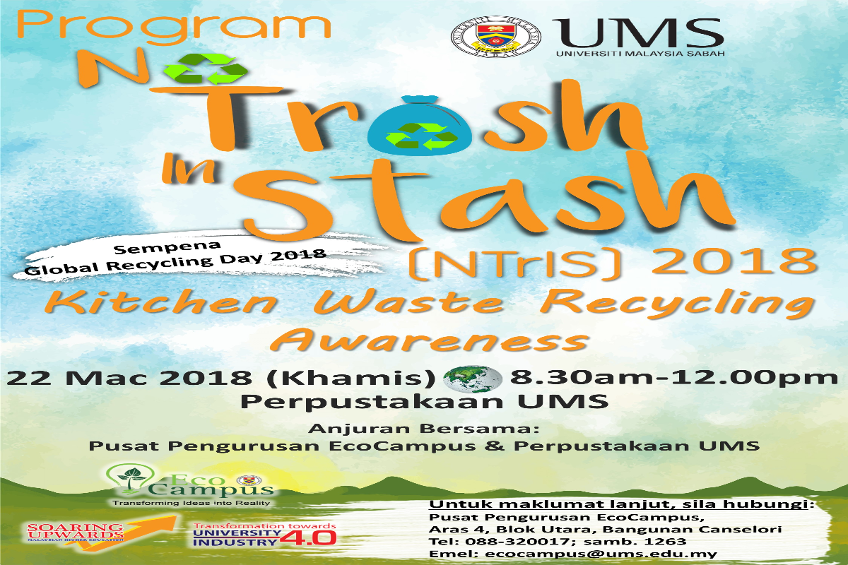 Program No Trash In Stash (NTrIS) 2018 : Kitchen Waste Recycling