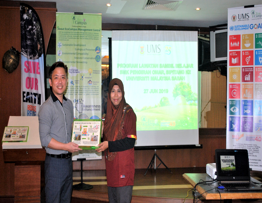 Lawatan Sambil Belajar Smk Pengiran Omar Sipitang Ke Ecocampus Universiti Malaysia Sabah