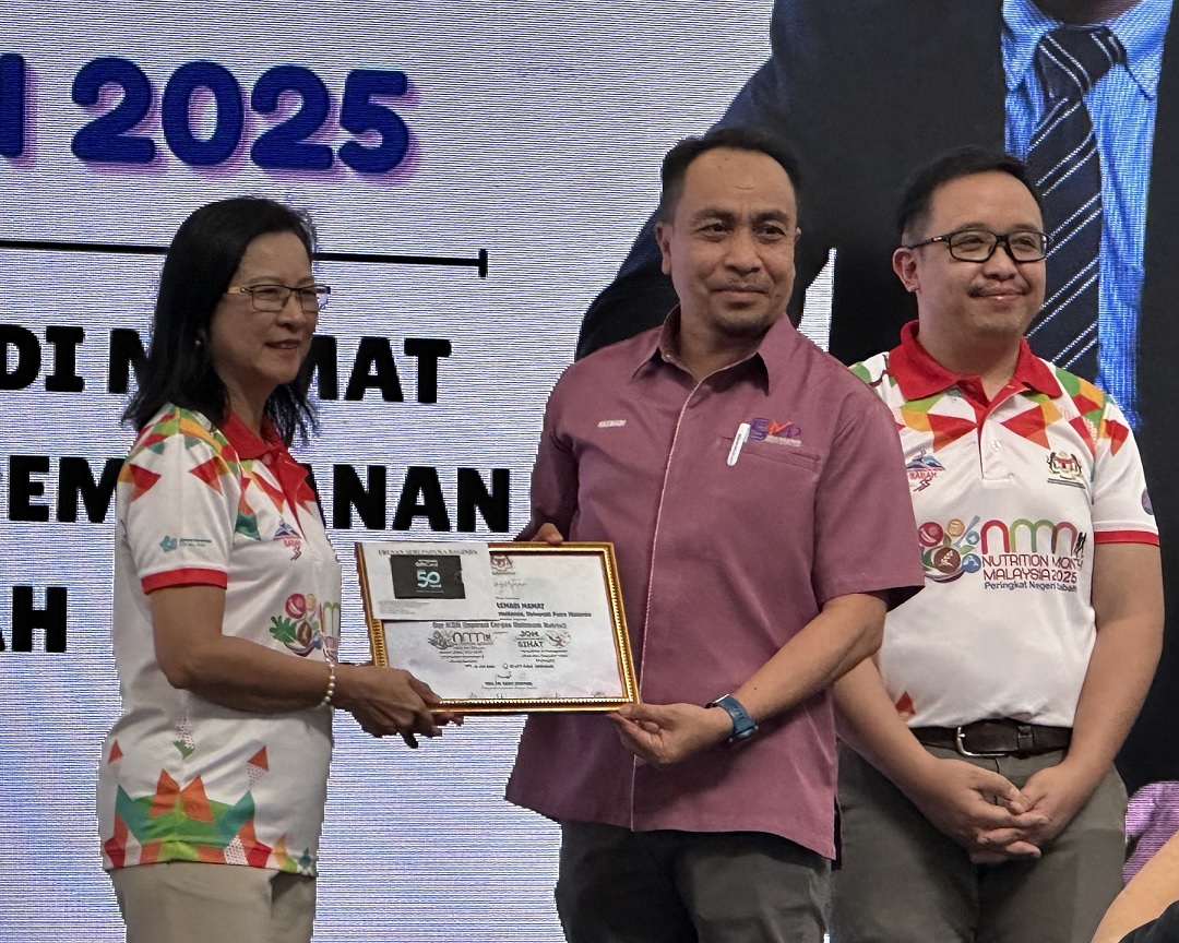 Penerima Anugerah Our ICON Negeri Sabah Tahun 2025 sempena sambutan Nutrition Month Malaysia (NMM)