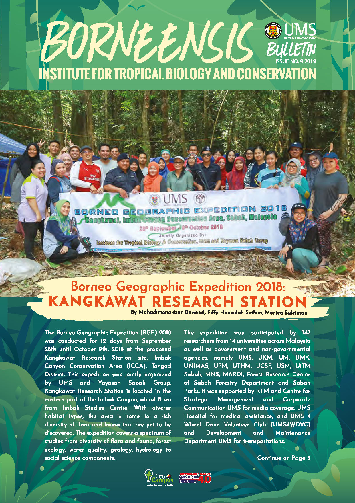 BORNEENSIS BULLETIN ISSUE NO.09/2019