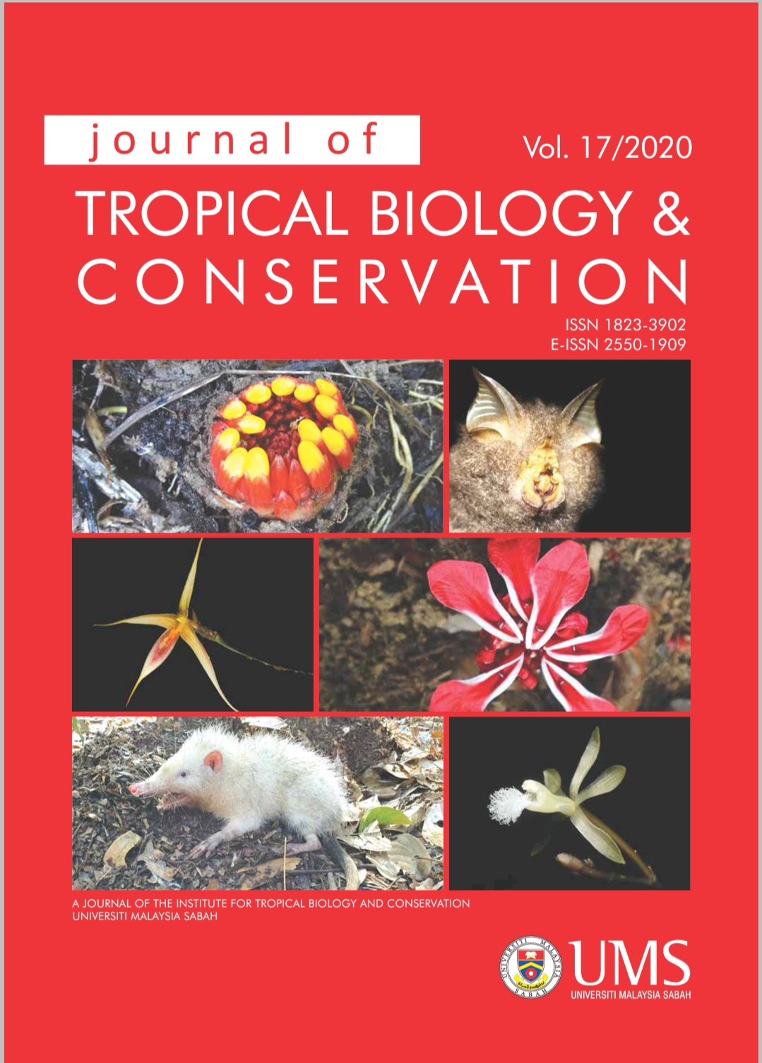 Vol. 19 (2022): Journal of Tropical Biology and Conservation