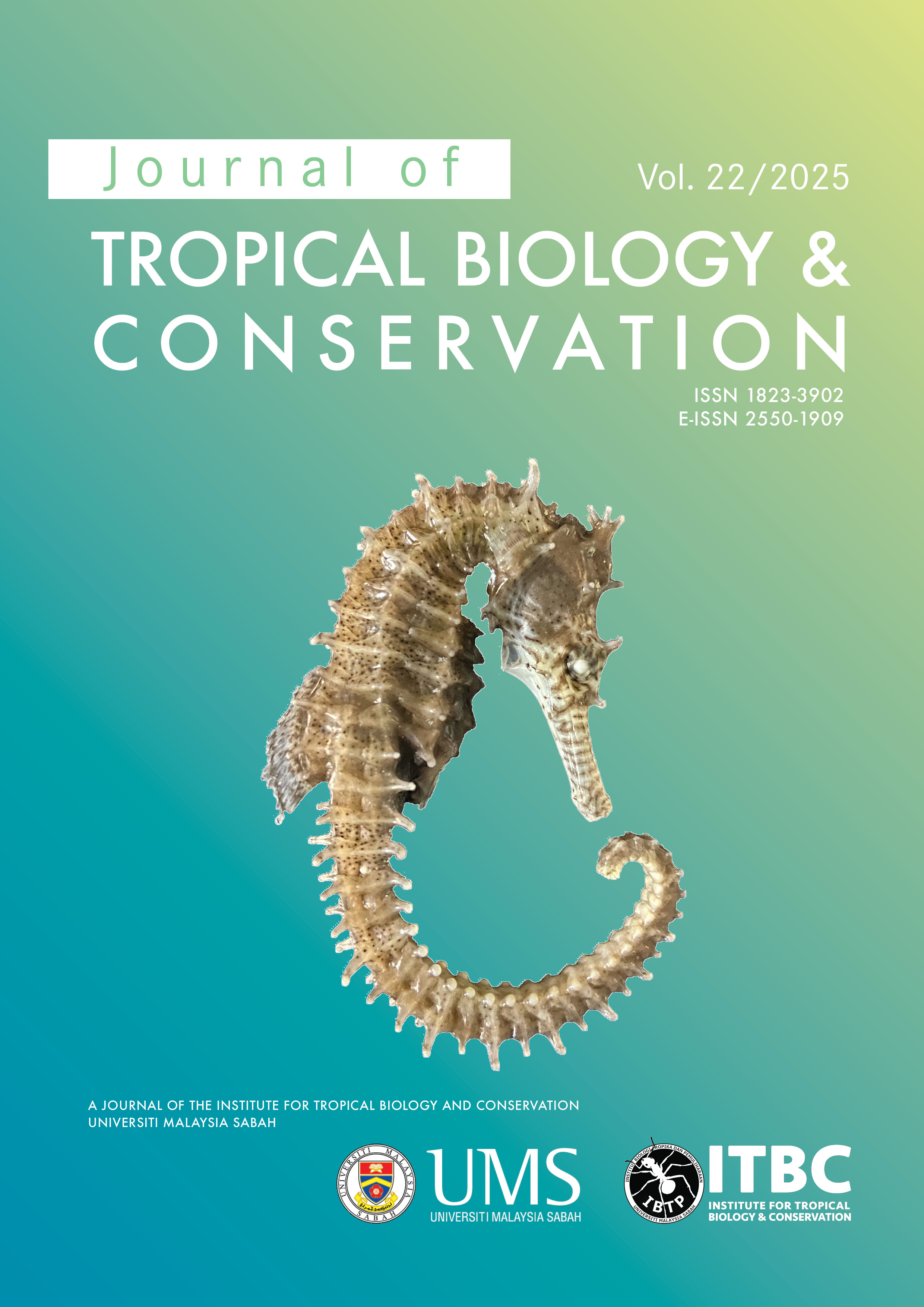 Vol. 22 (2025): Journal of Tropical Biology and Conservation