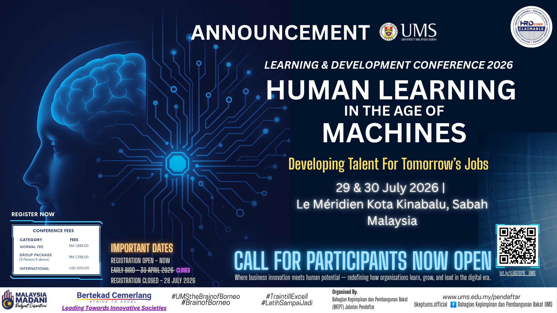 LEARNING & DEVELOPMENT CONFERENCE 2026: HUMAN LEARNING IN THE AGE OF MACHINES – DEVELOPING TALENTS FOR TOMORROW’S JOBS