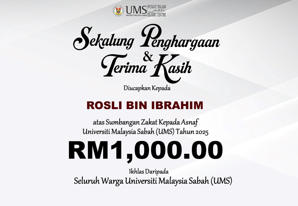 PENGHARGAAN KEPADA EN. ROSLI BIN IBRAHIM