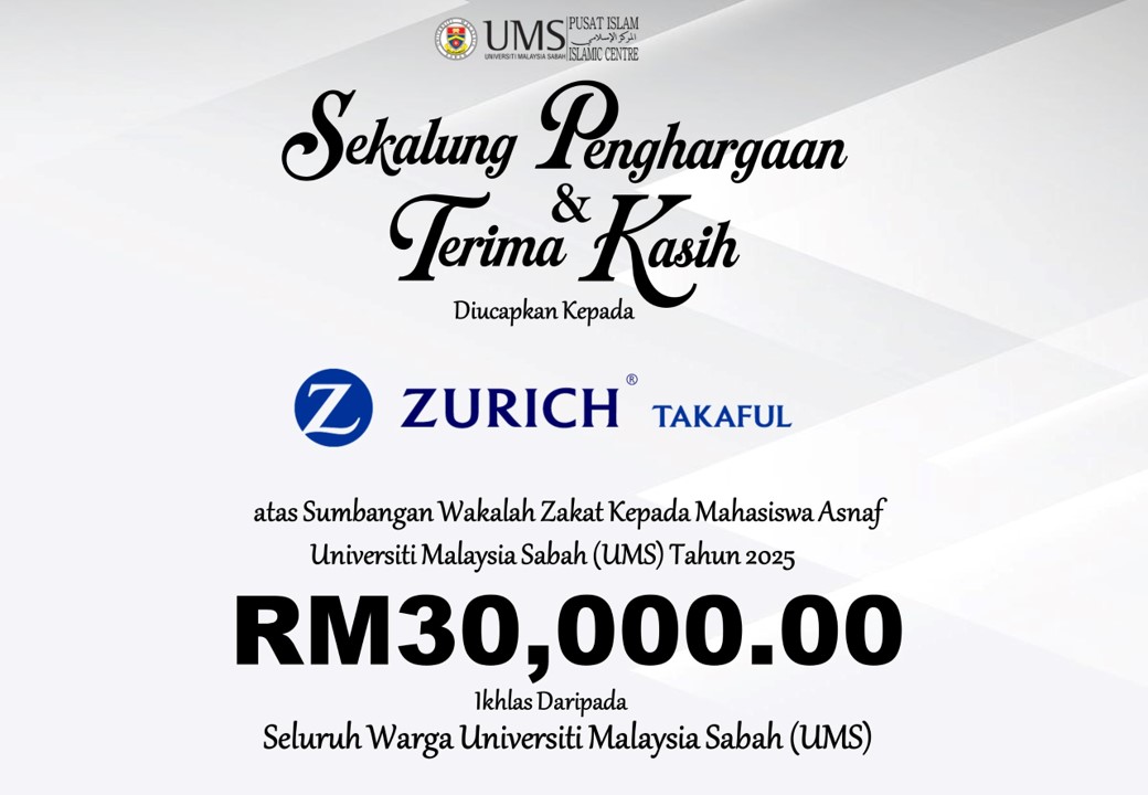 PENGHARGAAN KEPADA ZURICH TAKAFUL