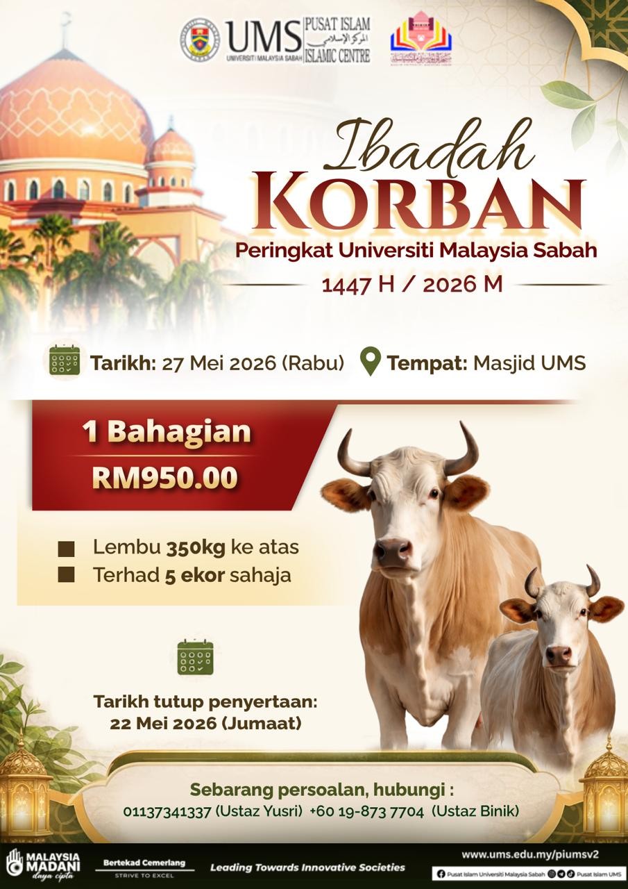 JOM LAKSANAKAN IBADAH KORBAN 1447H/2026M