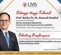 Ucapan Tahniah Dan Penghargaan Kepada YBrs. Prof. Madya Ts. Dr. Ramzah Dambul