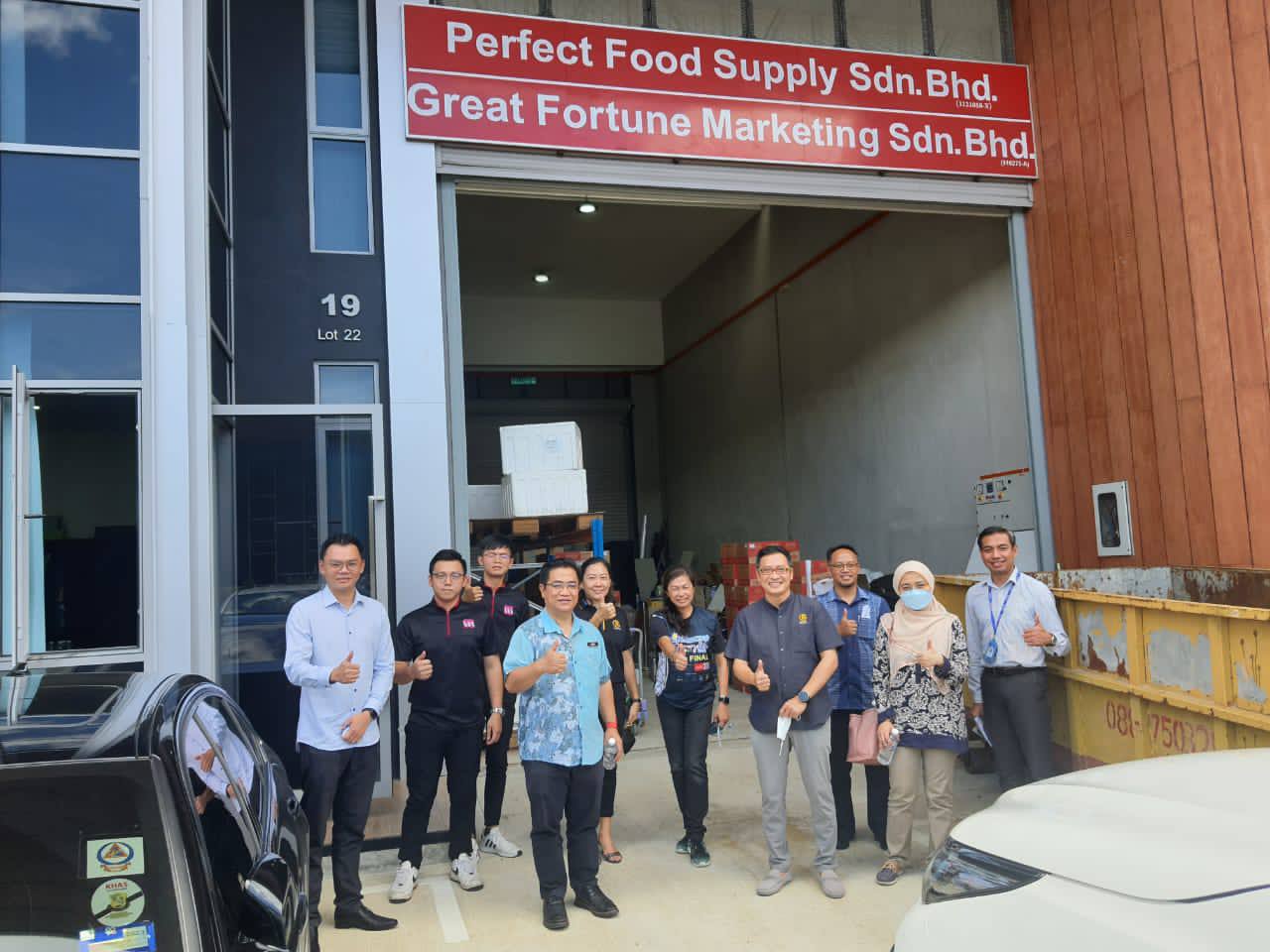 UMS FOOD FACTORY’S VISIT TO PERFECT FOOD SUPPLY SDN. BHD, INANAM
