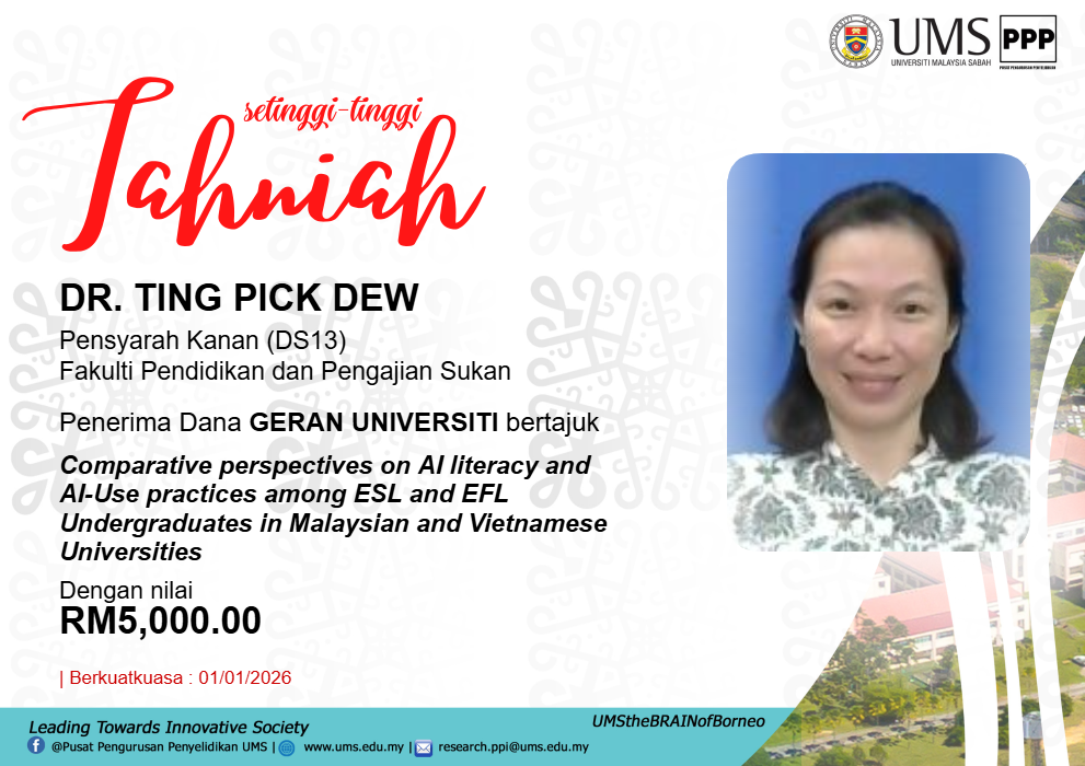 Poster Tahniah Dr Ting Pick Dew