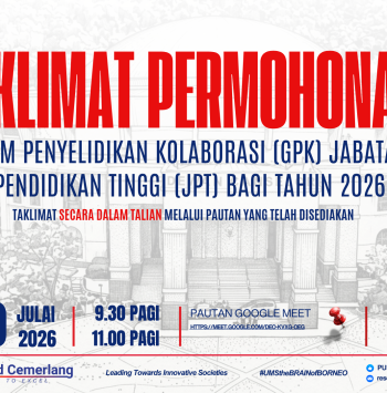 Taklimat Permohonan Geran Penyelidikan Kolaborasi (GPK) 2026