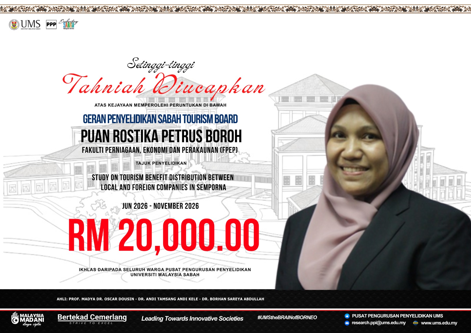 Poster Tahniah Puan Rostika