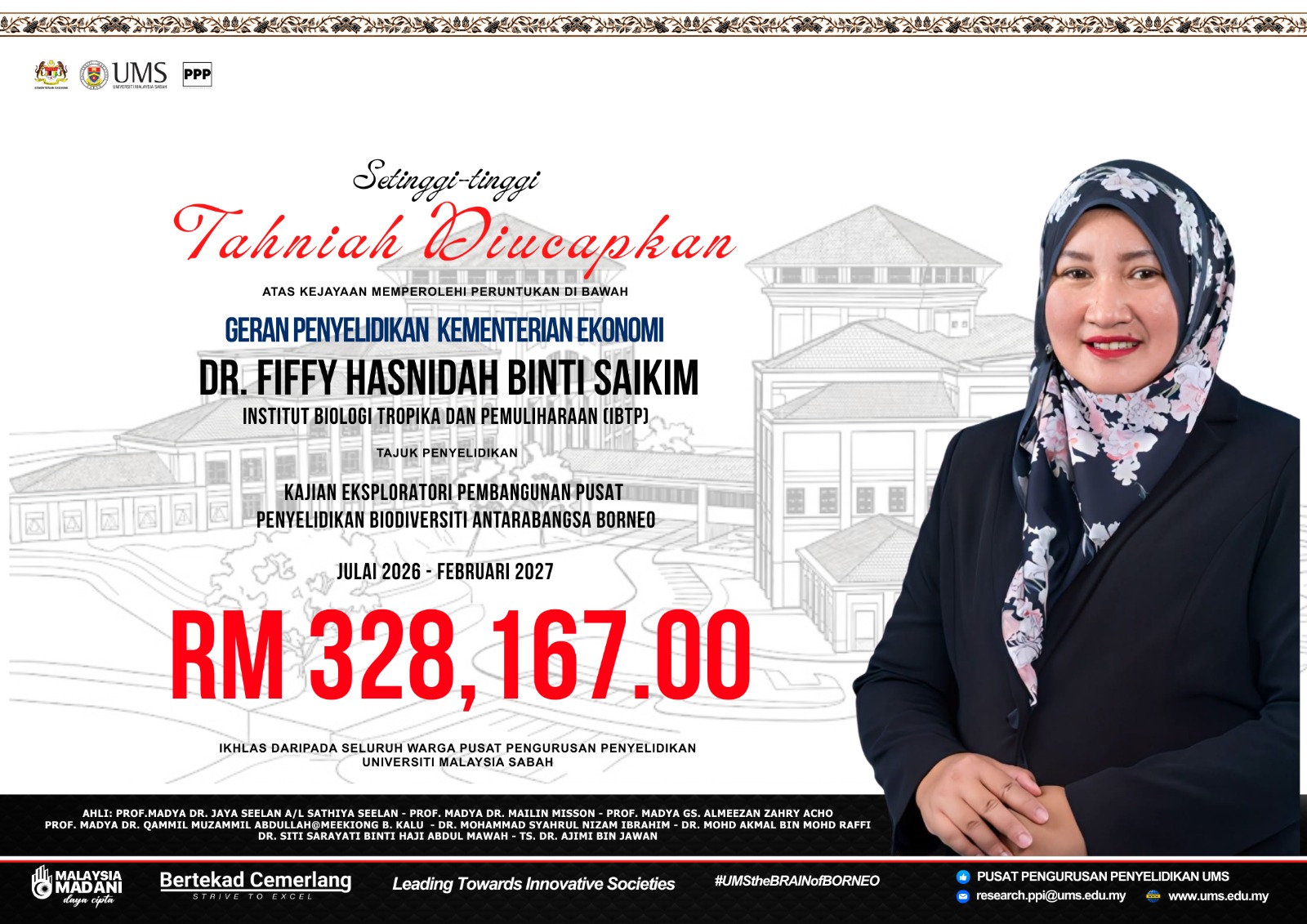 Poster Tahniah Dr Fiffy Hasnidah