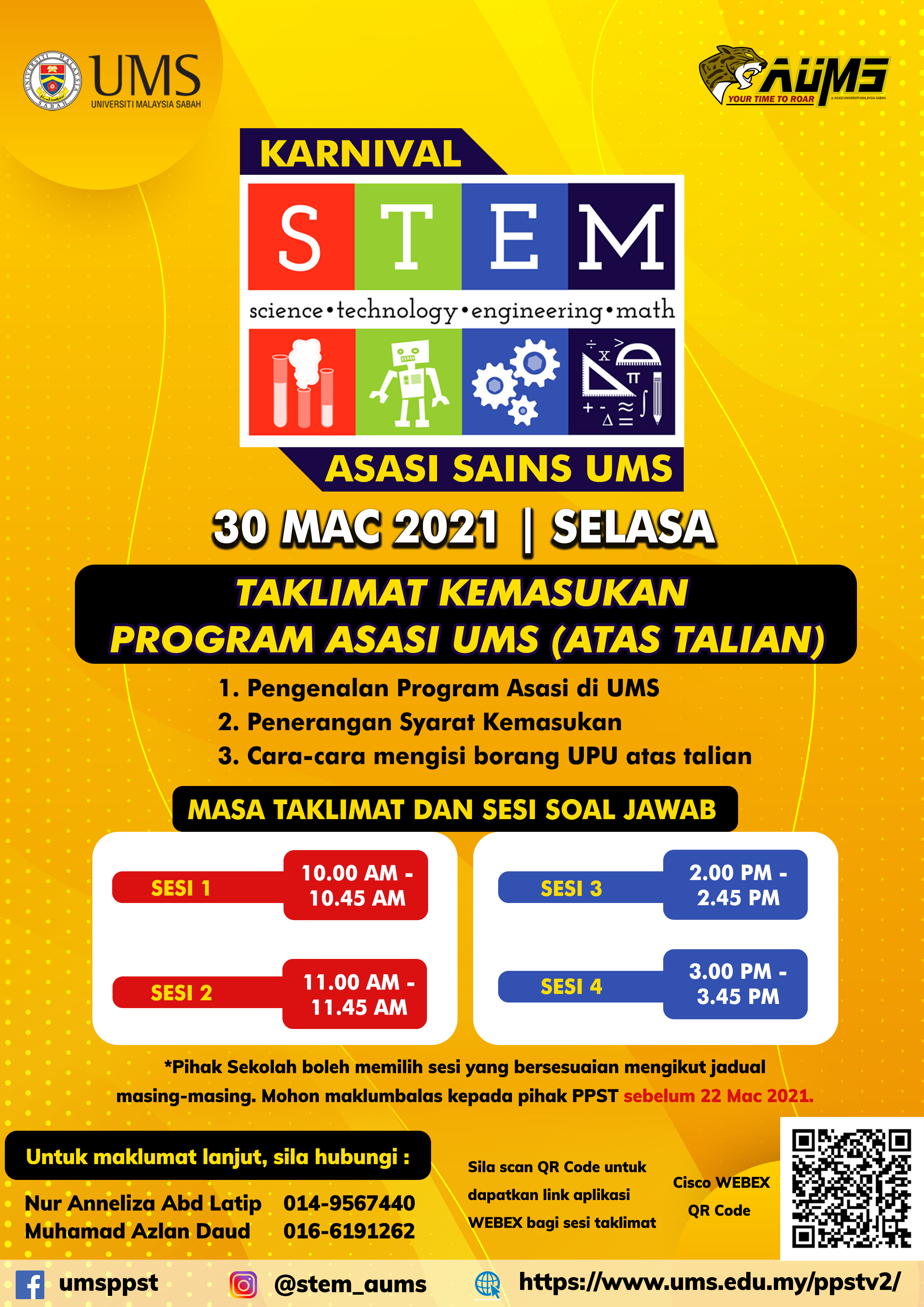 Taklimat Khas Kemasukan Asasi Ums 2020 2021 Pusat Persediaan Sains Teknologi
