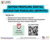Pelaksanaan Sistem Profiling Digital Kesihatan Psikologi Pegawai Awam (MyPsyD)