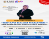 Sesi Perkongsian "Bahaya Dalam Makanan – Simpan Makanan Anda Dengan Selamat"