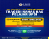 Tabung Bantuan UMS Prihatin: Tragedi Nahas Bas Pelajar UPSI