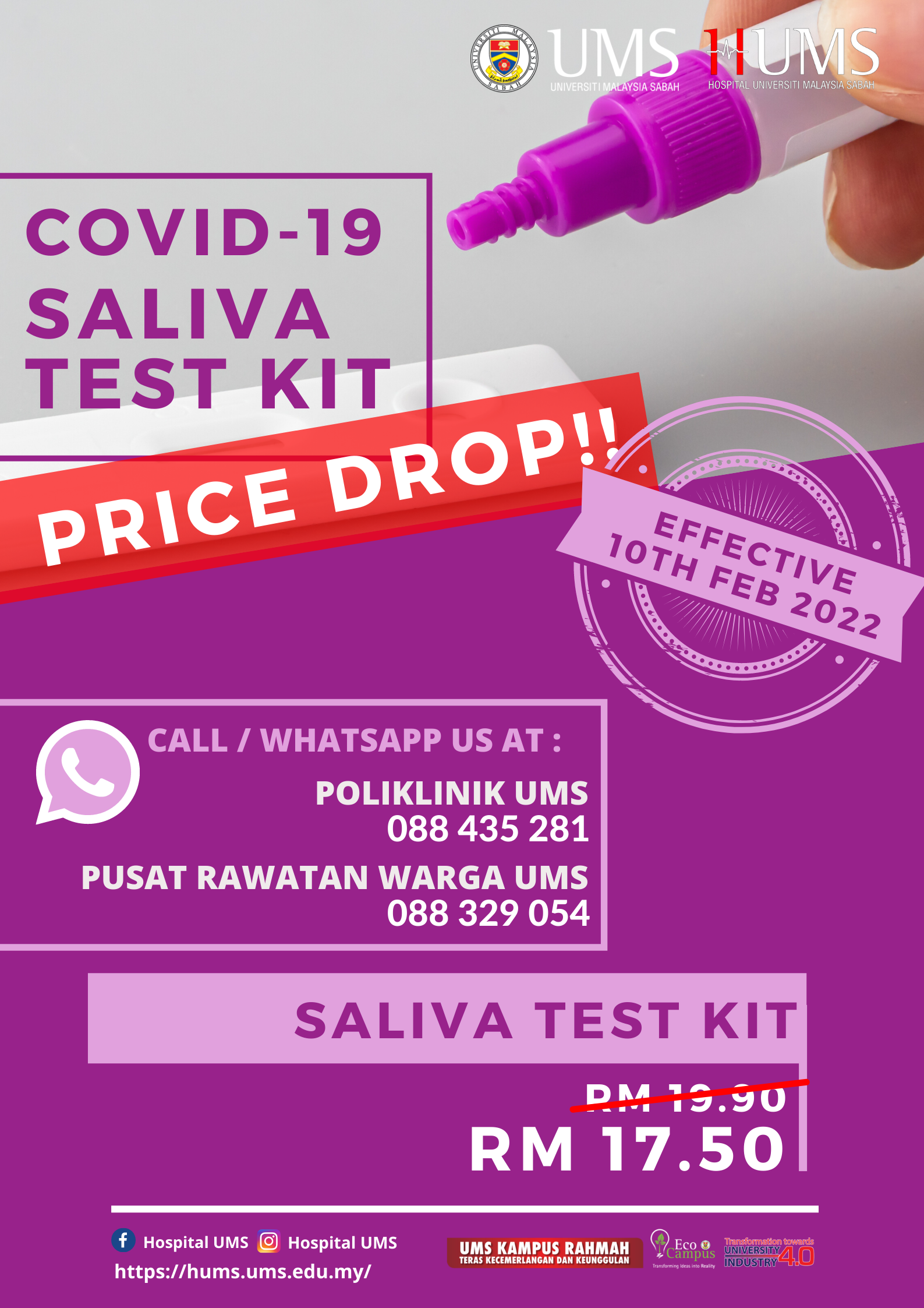 Saliva covid test malaysia