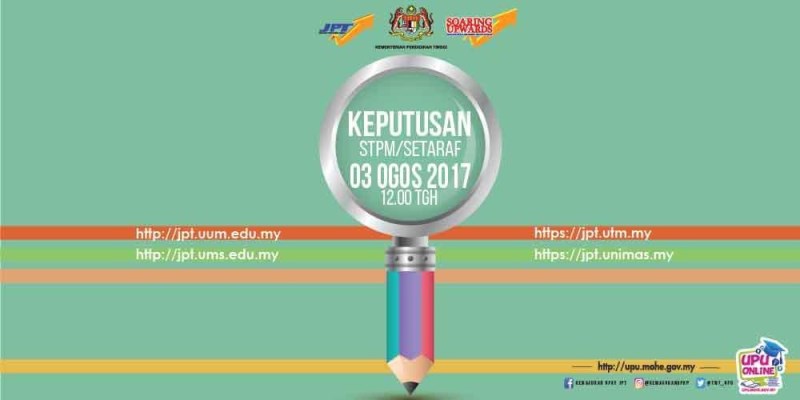 Semakan Keputusan Permohonan Kemasukan Ke Universiti Awam Bagi Lepasan Stpm Setaraf Sesi Akademik 2017 2018