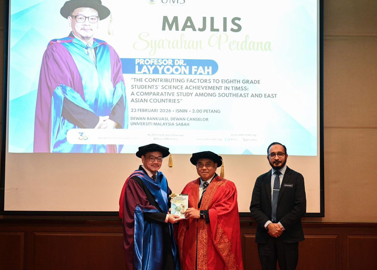 UMS Angkat Agenda Perkukuh Pencapaian Sains Negara Menerusi Syarahan Perdana Profesor Dr. Lay Yoon Fah